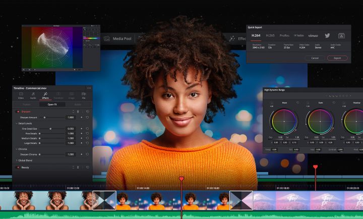 DaVinci Resolve Najbolji besplatni program za editovanje videa