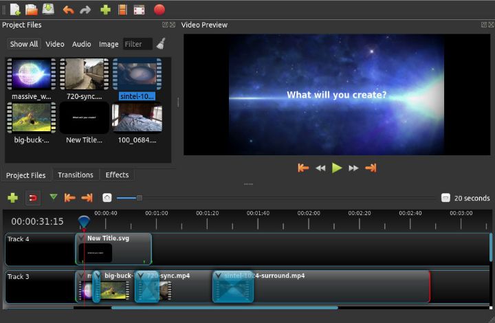 Openshot Najbolji besplatni program za editovanje videa